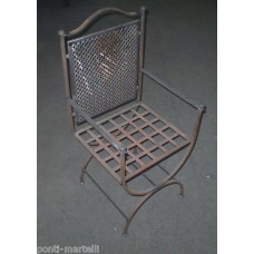 Sedia in Ferro Battuto . Realizzazioni Personalizzate . 472