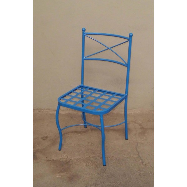 Chair Wrought Iron. Size approx. 45 x 45 x 88 cm . 474