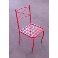 Chair Wrought Iron. Size approx. 42 x 37 x 88 cm . 474