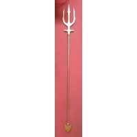 Aquaman's Trident in Steel. Handcrafted reproduction Collectible. Art. 1810