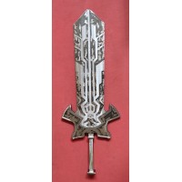 He-Man's Sword of Power in Steel. Collectible sword. Handcrafted reproduction. Art. 1815