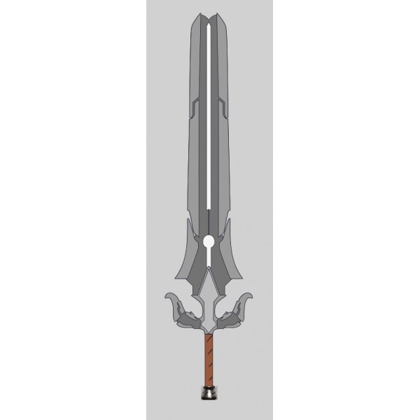 He-Man's Revolution Sword of Power in Steel. Collectible sword. Handcrafted reproduction. Art. 1817