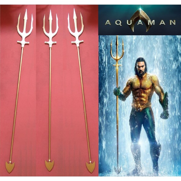 Aquaman's Trident in Steel. Handcrafted reproduction Collectible. Art. 1810