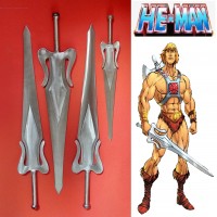 He-Man's Sword of Power in Steel. Collectible sword. Handcrafted reproduction. Art. 1800