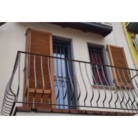 GRATA INFERRIATA in Ferro Battuto . Realizzazioni Personalizzate . Cod. 1388