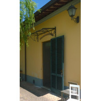 PENSILINA TETTOIA Acciaio Inox Ferro Battuto . Realizzazioni Personalizzate . Cod. 351
