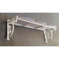 PENSILINA TETTOIA Acciaio Inox Ferro Battuto . Realizzazioni Personalizzate . Cod. 351