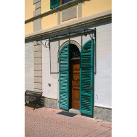 PENSILINA TETTOIA Acciaio Inox Ferro Battuto . Realizzazioni Personalizzate . Cod. 351