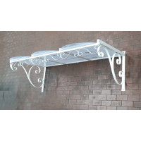 PENSILINA TETTOIA Acciaio Inox Ferro Battuto . Realizzazioni Personalizzate . Cod. 354