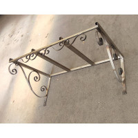 PENSILINA TETTOIA Acciaio Inox Ferro Battuto . Realizzazioni Personalizzate . Cod. 354