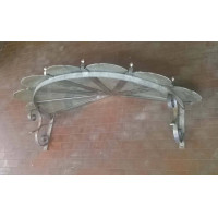 PENSILINA TETTOIA Acciaio Inox Ferro Battuto . Realizzazioni Personalizzate . Cod. 363