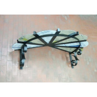 PENSILINA TETTOIA Acciaio Inox Ferro Battuto . Realizzazioni Personalizzate . Cod. 363