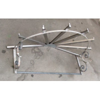 PENSILINA TETTOIA Acciaio Inox Ferro Battuto . Realizzazioni Personalizzate . Cod. 363
