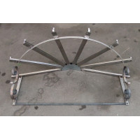 PENSILINA TETTOIA Acciaio Inox Ferro Battuto . Realizzazioni Personalizzate . Cod. 363