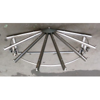 PENSILINA TETTOIA Acciaio Inox Ferro Battuto . Realizzazioni Personalizzate . Cod. 363