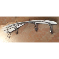 PENSILINA TETTOIA Acciaio Inox Ferro Battuto . Realizzazioni Personalizzate . Cod. 363