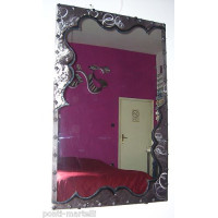 CORNICE design Laser FERRO Battuto per Specchio o Foto con o senza LED . Realizzazioni Personalizzate . 835