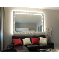 CORNICE design FERRO BATTUTO per Specchio o Foto con o senza LED . Realizzazioni Personalizzate . 850