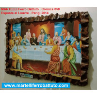 CORNICE design FERRO BATTUTO per Specchio o Foto con o senza LED . Realizzazioni Personalizzate . 850