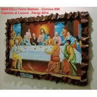 CORNICE design FERRO BATTUTO per Specchio o Foto con o senza LED . Realizzazioni Personalizzate . 850
