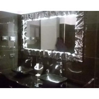 CORNICE design FERRO BATTUTO per Specchio o Foto con o senza LED . Realizzazioni Personalizzate . 850