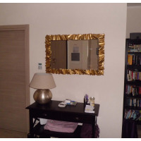 CORNICE design FERRO BATTUTO per Specchio o Foto con o senza LED . Realizzazioni Personalizzate . 850