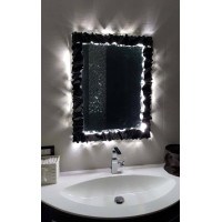 CORNICE design FERRO BATTUTO per Specchio o Foto con o senza LED . Realizzazioni Personalizzate . 850