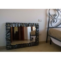 CORNICE design FERRO BATTUTO per Specchio o Foto con o senza LED . Realizzazioni Personalizzate . 850