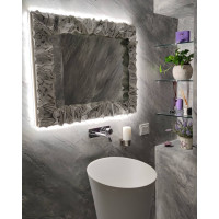 CORNICE design FERRO BATTUTO per Specchio o Foto con o senza LED . Realizzazioni Personalizzate . 850
