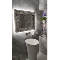 CORNICE design FERRO BATTUTO per Specchio o Foto con o senza LED . Realizzazioni Personalizzate . 850