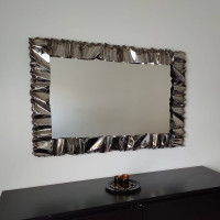 CORNICE design FERRO BATTUTO per Specchio o Foto con o senza LED . Realizzazioni Personalizzate . 850