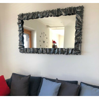 CORNICE design FERRO BATTUTO per Specchio o Foto con o senza LED . Realizzazioni Personalizzate . 850