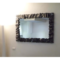 CORNICE design FERRO BATTUTO per Specchio o Foto con o senza LED . Realizzazioni Personalizzate . 850