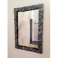 CORNICE design FERRO BATTUTO per Specchio o Foto con o senza LED . Realizzazioni Personalizzate . 850