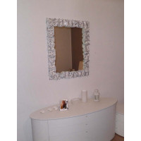 CORNICE design FERRO BATTUTO per Specchio o Foto con o senza LED . Realizzazioni Personalizzate . 850
