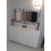 CORNICE design FERRO BATTUTO per Specchio o Foto con o senza LED . Realizzazioni Personalizzate . 850