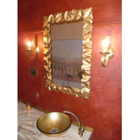 CORNICE design FERRO BATTUTO per Specchio o Foto con o senza LED . Realizzazioni Personalizzate . 850