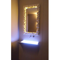 CORNICE design FERRO BATTUTO per Specchio o Foto con o senza LED . Realizzazioni Personalizzate . 850