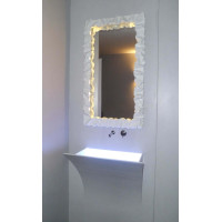 CORNICE design FERRO BATTUTO per Specchio o Foto con o senza LED . Realizzazioni Personalizzate . 850